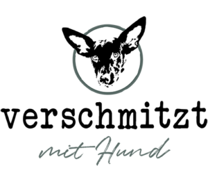 verschmitzt mit Hund - Logo